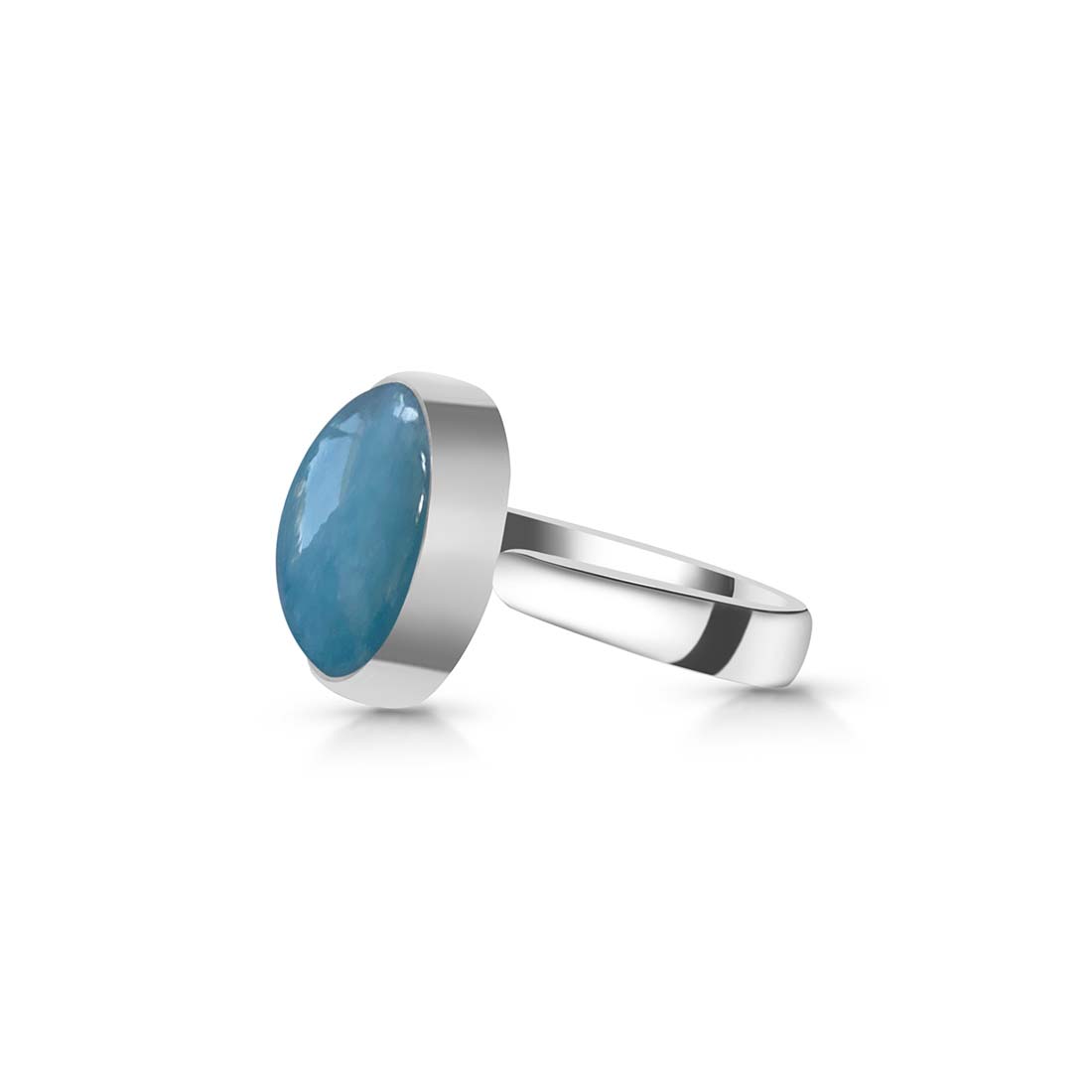 Aquamarine Adjustable Ring-(AQM-R-38)